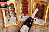 Bacchus Brut & Trio of British Charcuterie Hamper