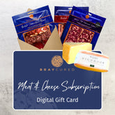 Monthly Meat & Cheese Subscription - e-Gift Card