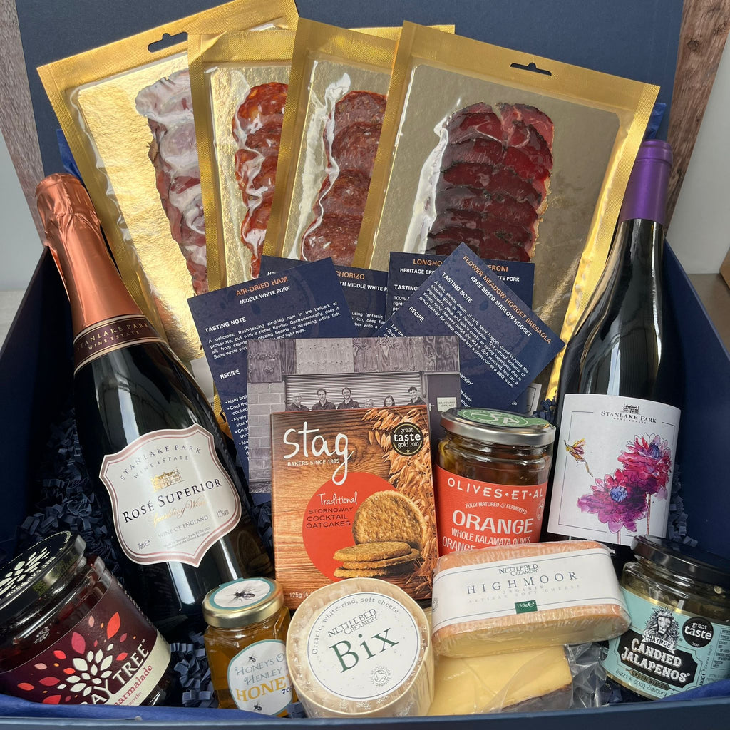 The CeleBraytion Hamper - Charcuterie, Cheese, Wine and Accompaniments