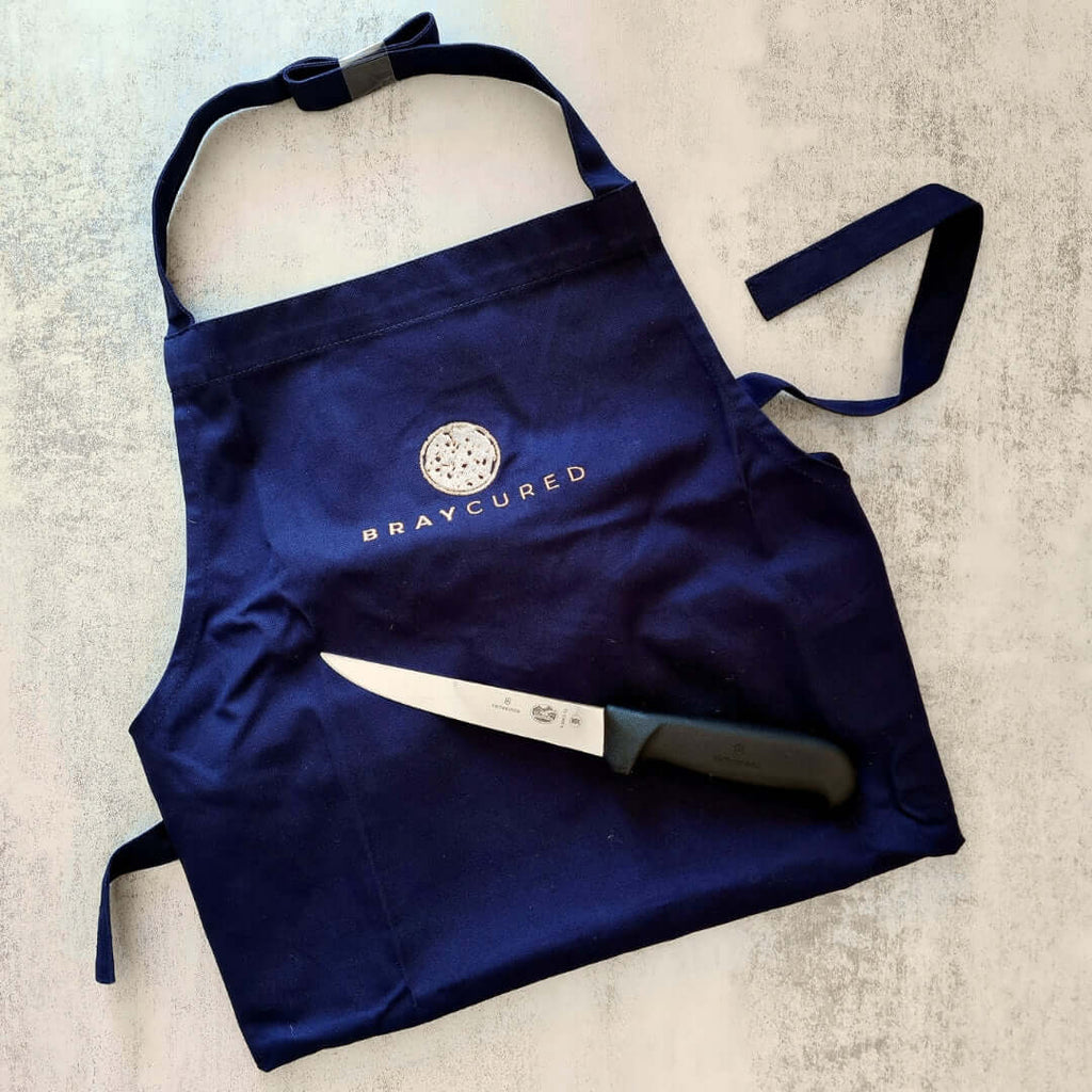 Course Apron Butcher' s Knife Gift Set