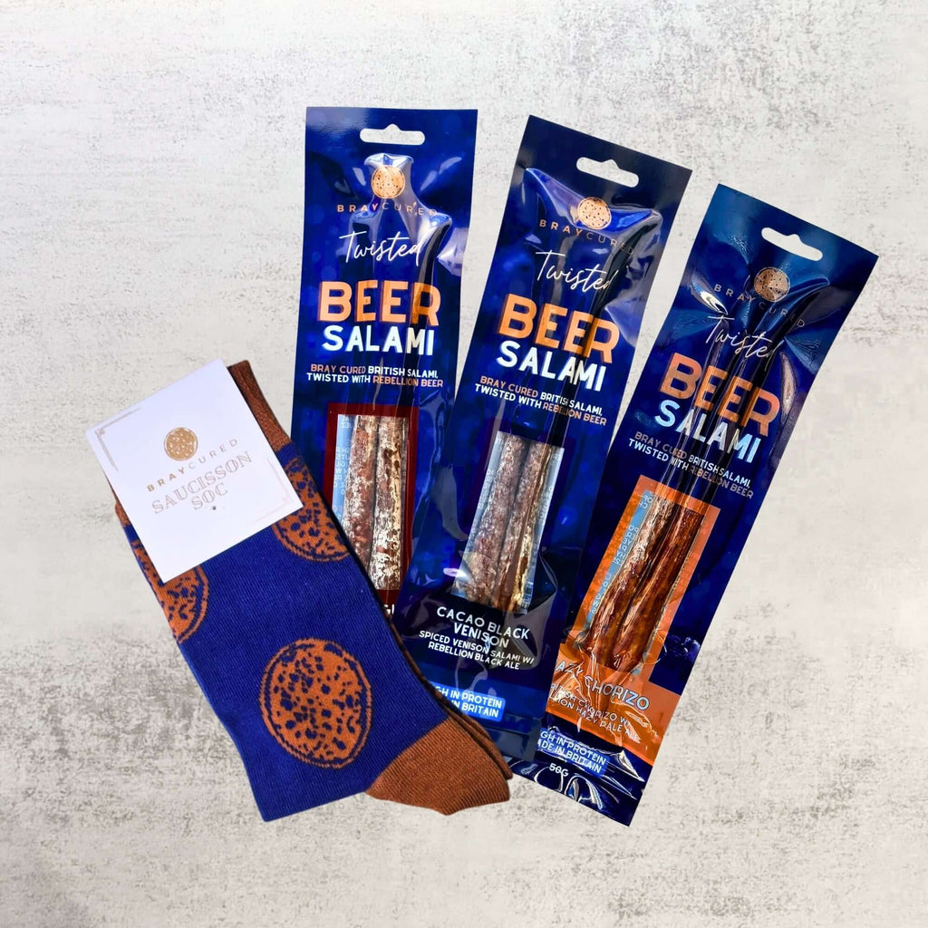 Beer Salami Saucisson Soc