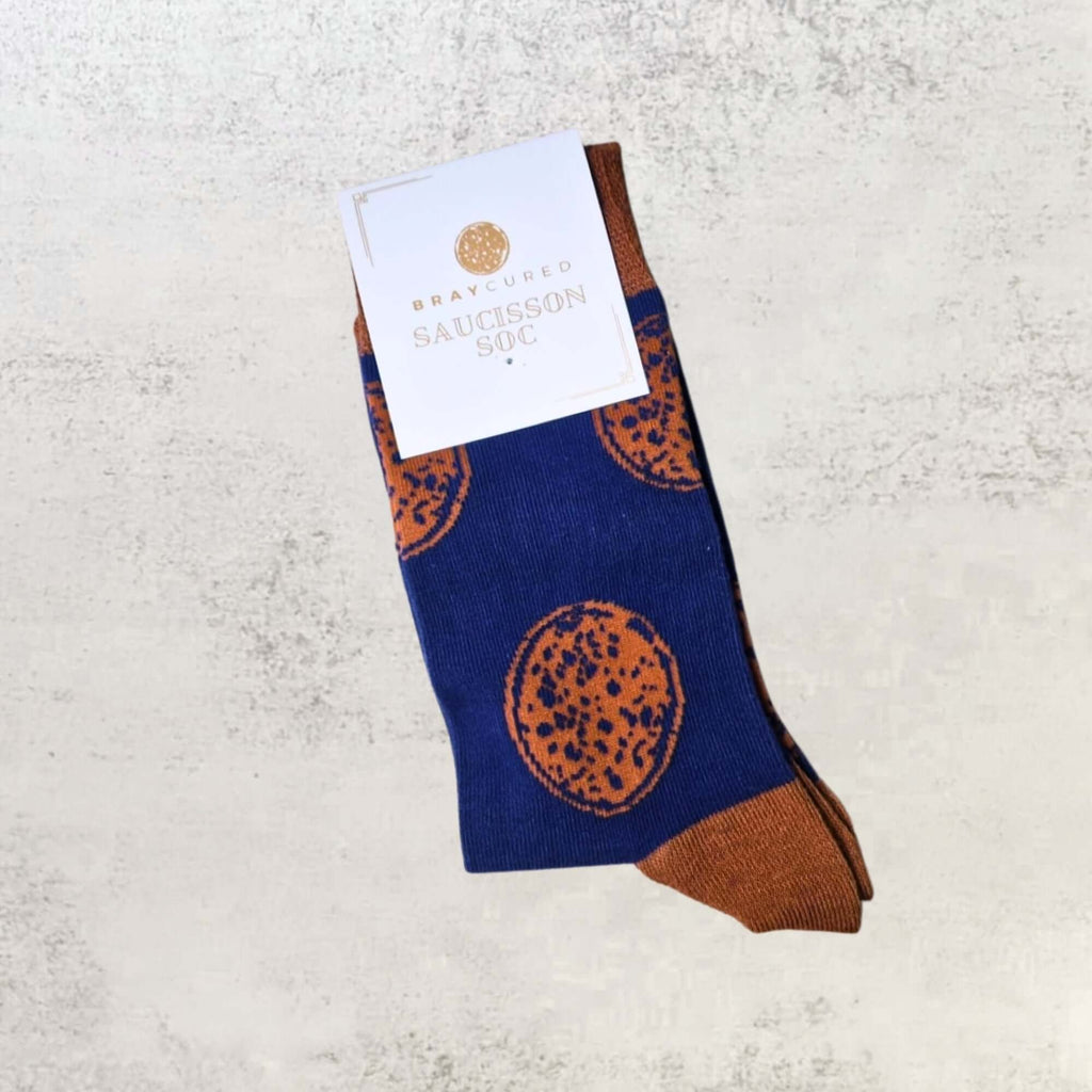 Charcuterie themed socks