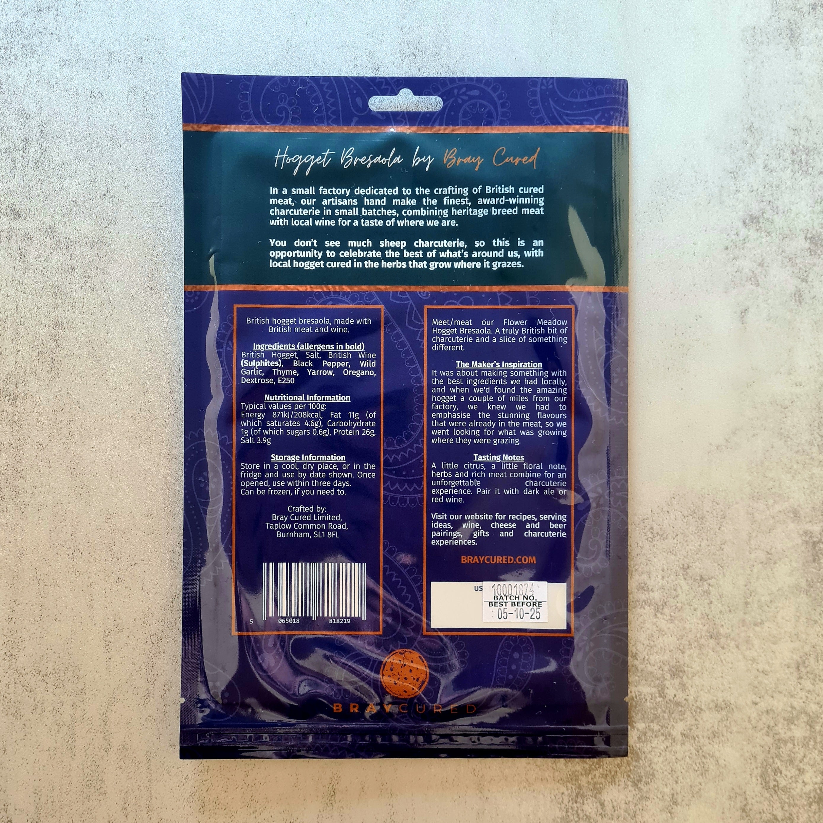 Bresaola Trio & British Red Wine Tasting Hamper