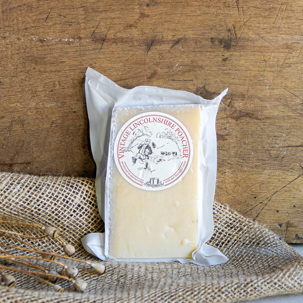 Cheese of the Month - Vintage Lincolnshire Poacher - Free shipping when included with your next subscription delivery