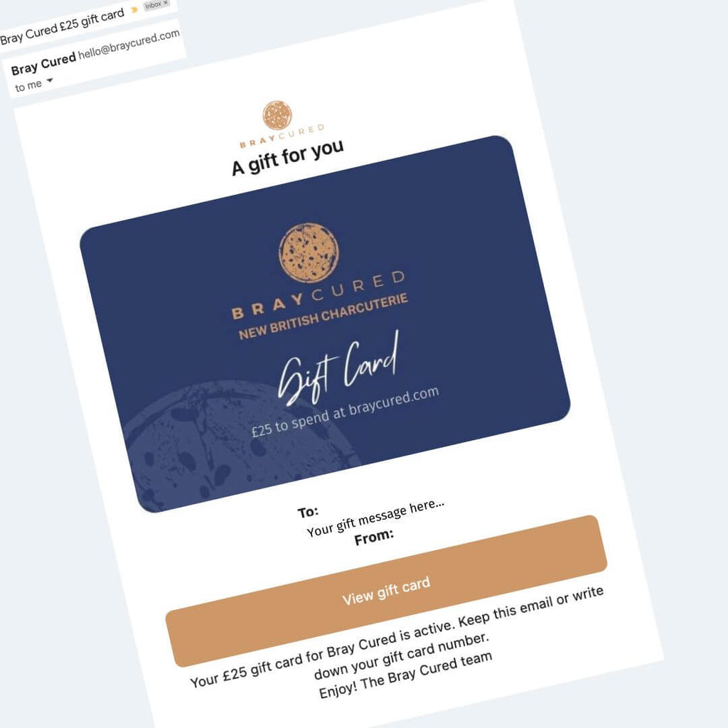 BrayCured.com e Gift Card